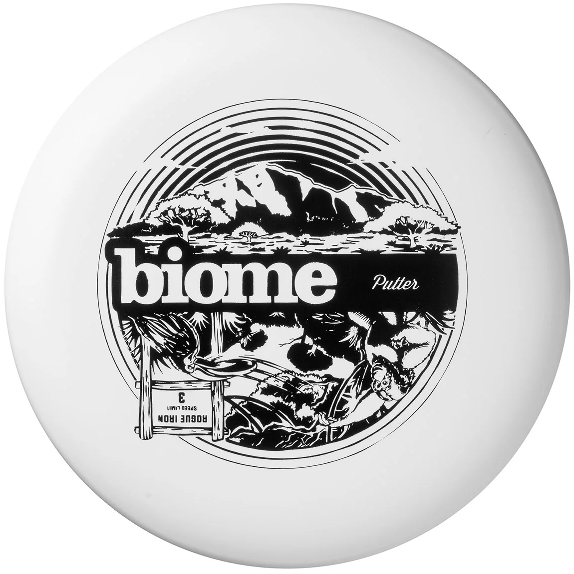 Rogue Iron Biome disc golf disc