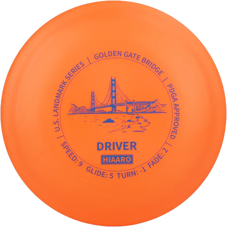 HIAARO Golden Gate Bridge disc golf disc
