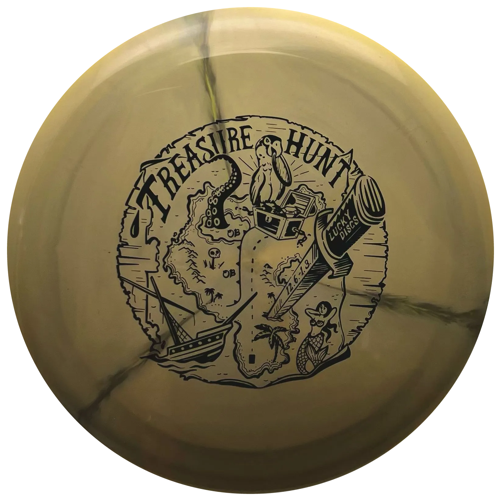 Lucky Discs Treasure Hunt disc golf disc