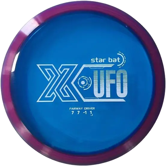 X-UFO Star Bat disc golf disc