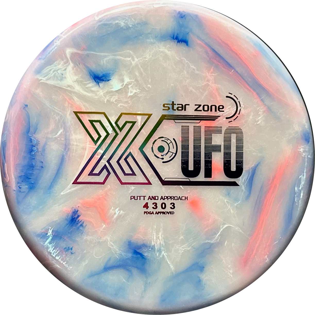 X-UFO Star Zone disc golf disc