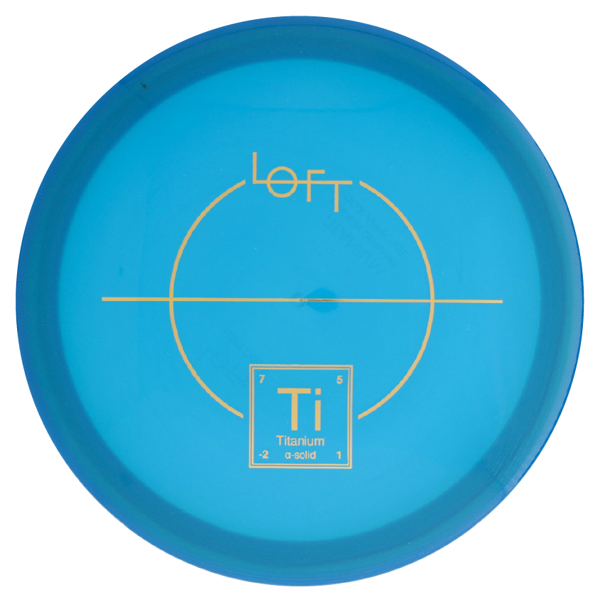 Loft Discs Titanium disc golf disc