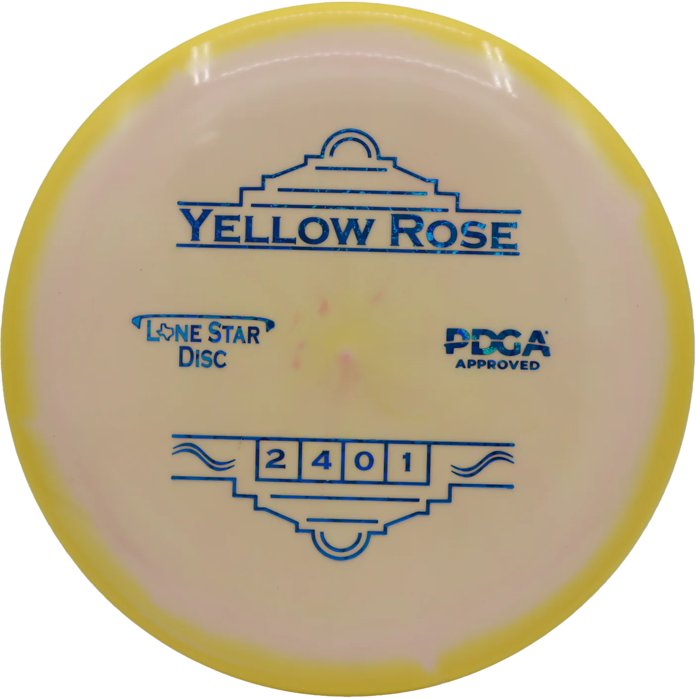 Lone Star Disc Yellow Rose disc golf disc