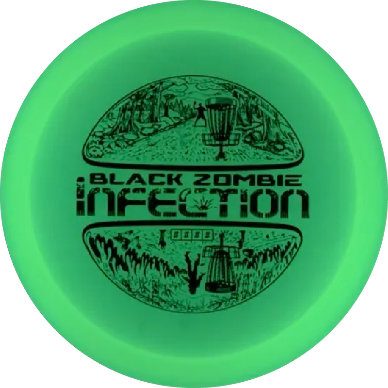 Black Zombie Disc Golf Infection disc golf disc