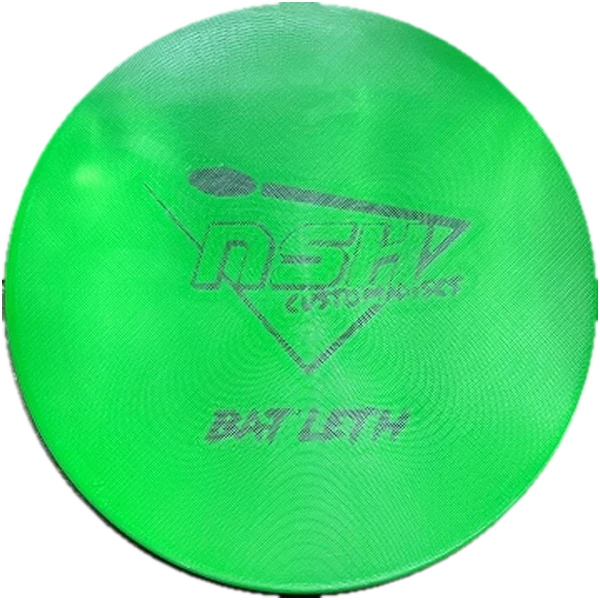 Newb SimHouse Custom Discs NSH12 Bat'Leth disc golf disc
