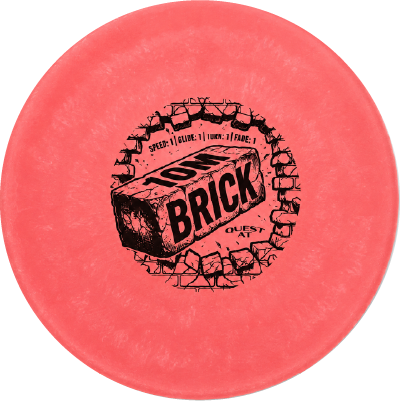 Quest Applied Technologies 10 Meter Brick disc golf disc