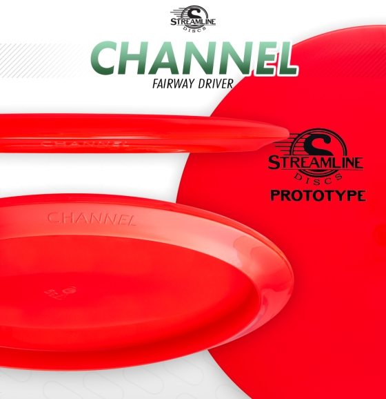 Streamline Channel disc golf disc