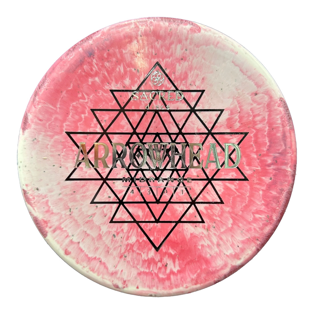 Sacred Discs Arrowhead disc golf disc