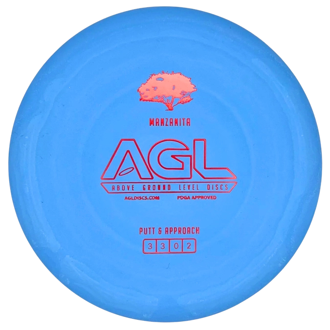 Above Ground Level Manzanita disc golf disc