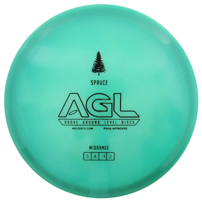 Above Ground Level Spruce disc golf disc