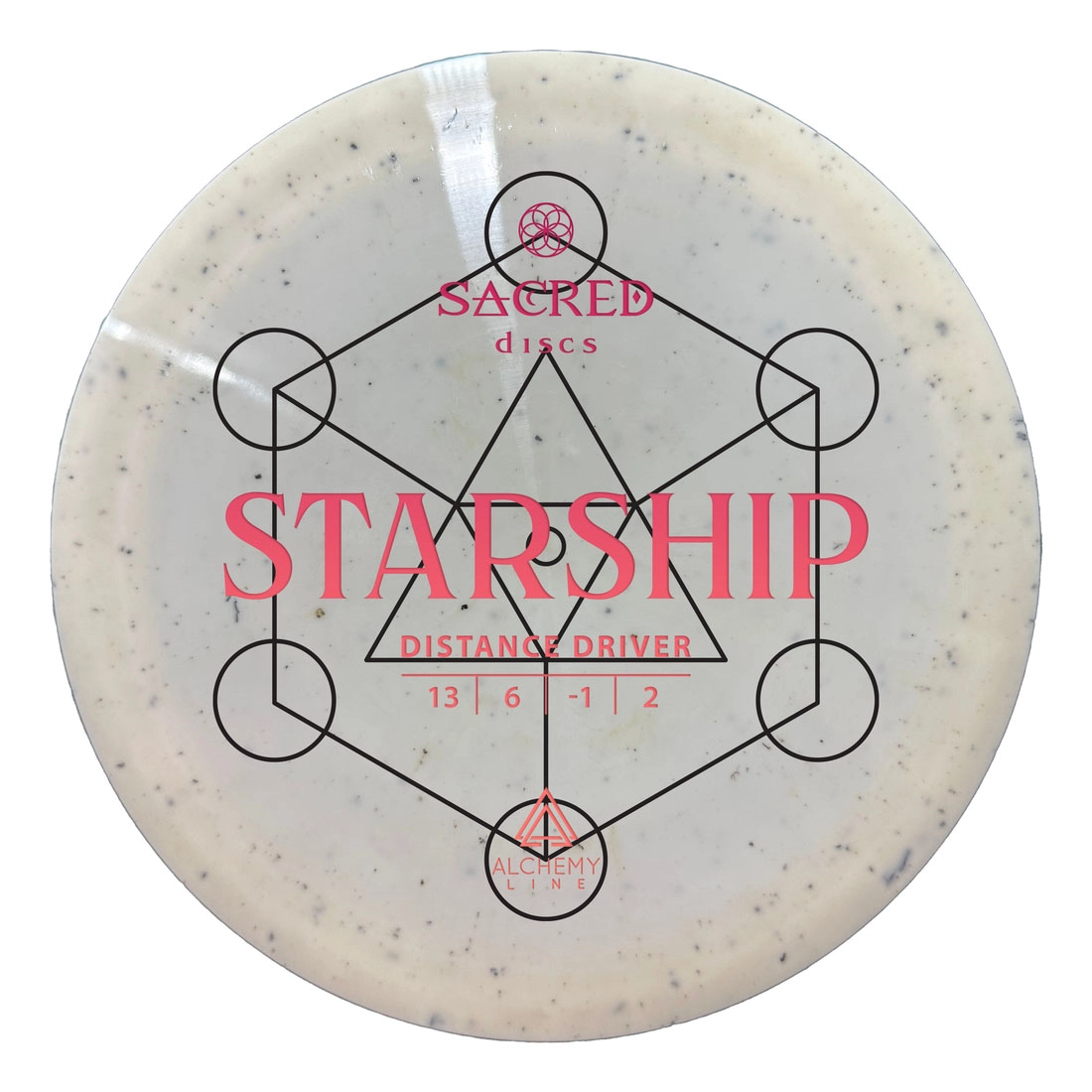 Sacred Discs Starship disc golf disc