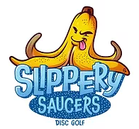 Slippery Saucers Disc Golf logo