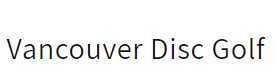 Vancouver Disc Golf logo