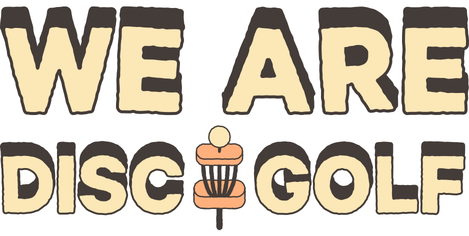 We Are Disc Golf logo