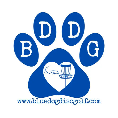 Blue Dog Disc Shop logo